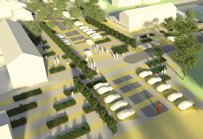 Visual of masterplan for Eton Wick 