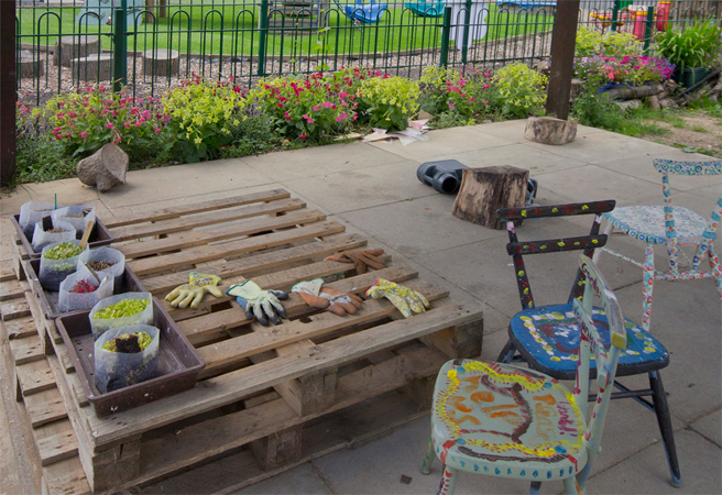 Image of Orchard School play area