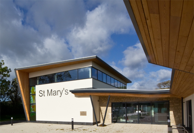Image of entrance to St Mary's School