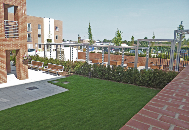 Photo of Burgess Hill residential development externals