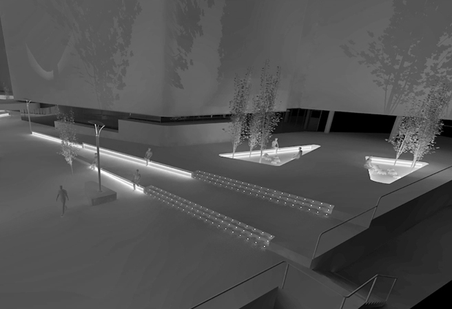 Image of lighting plan for Life Sciences Building at University of Southampton