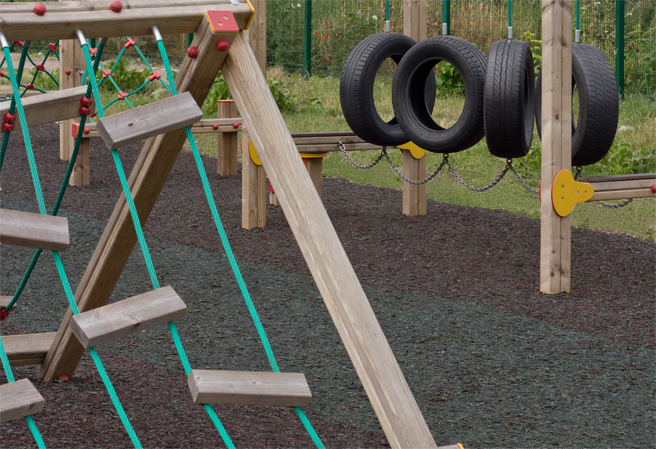 Play equipment at Orchard Primary School